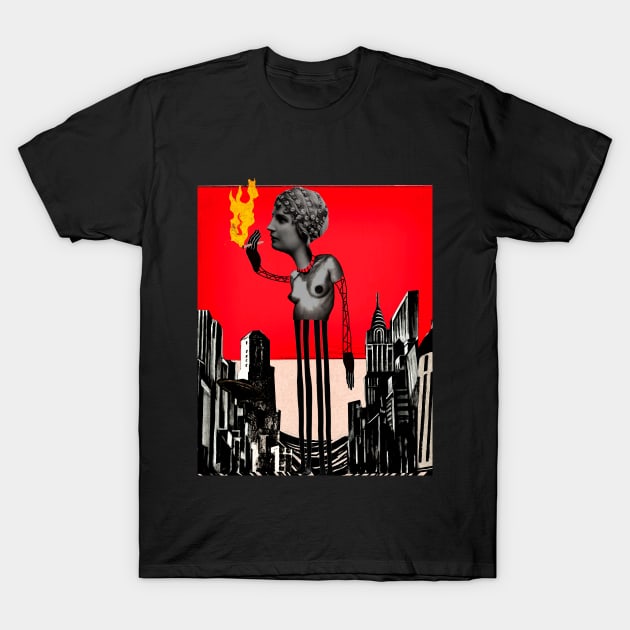 Ciudad de locos corazones T-Shirt by Estrafacosmico diseño